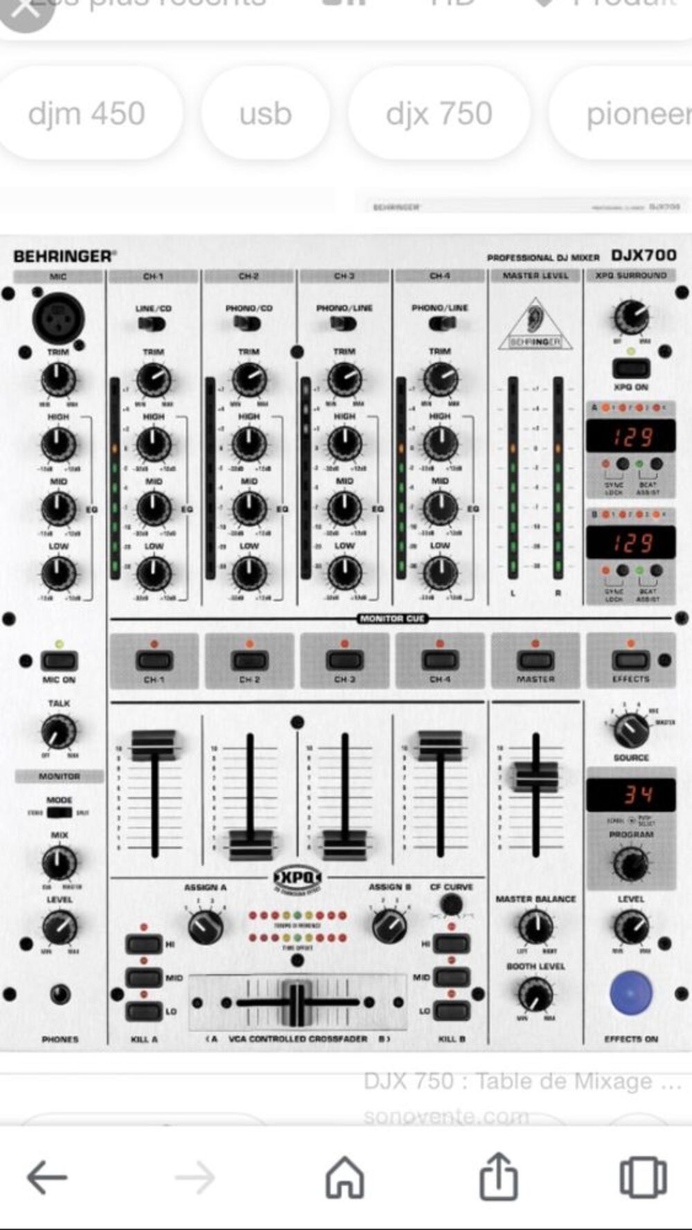 2 pioneer cdj 100 + mix + fly case Audio et hifi