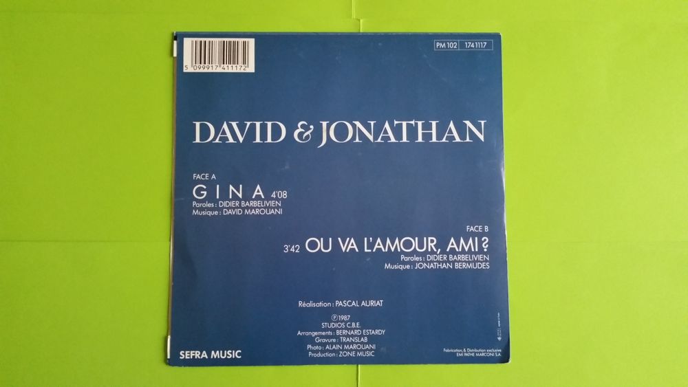 DAVID CD et vinyles
