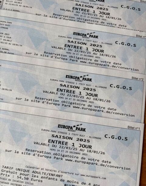 4 entr�es Park Europa 50 Eckbolsheim (67)