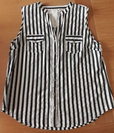 chemise à rayures noires en coton Saint-Etienne (42)
