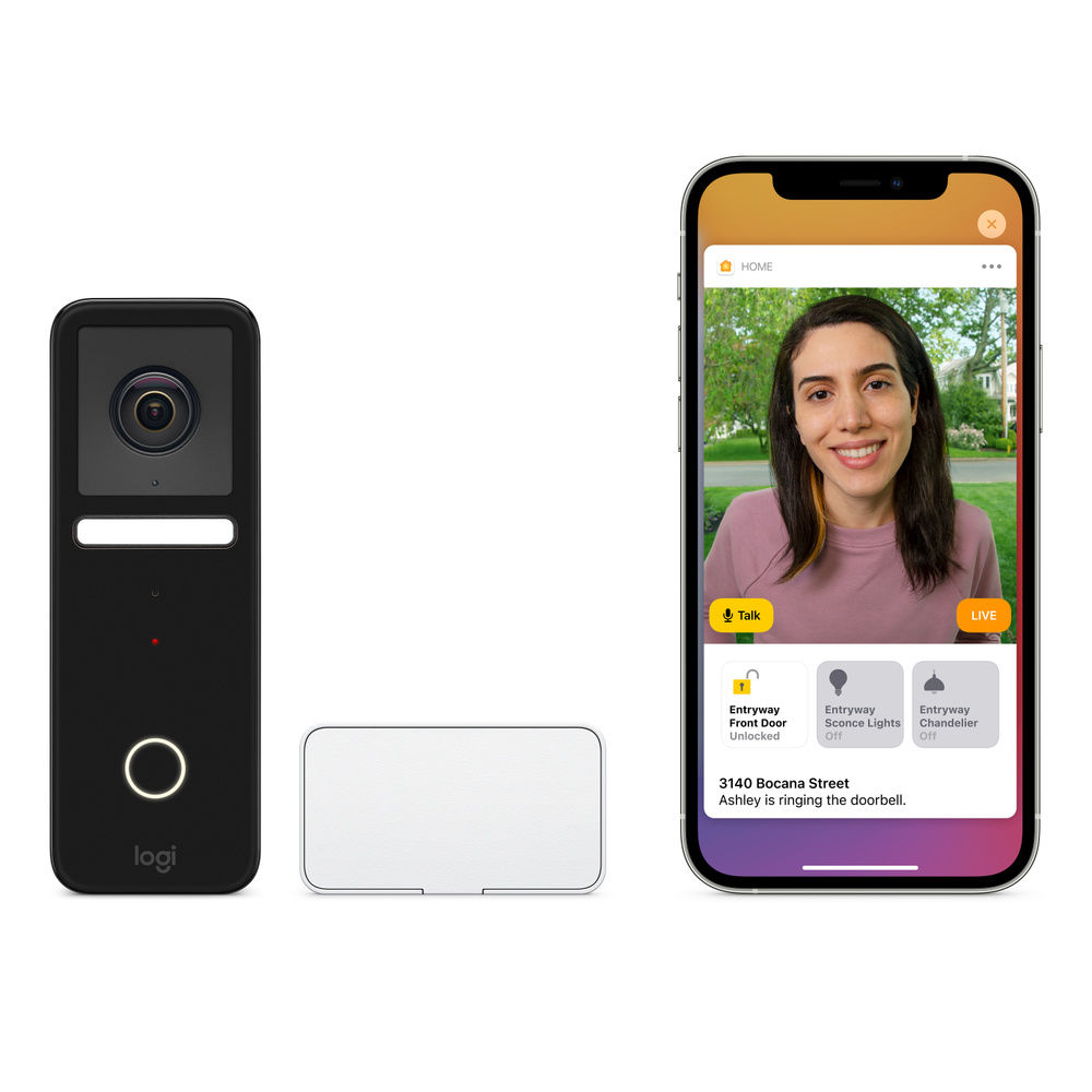 Sonnette filaire Logitech Circle View Matériel informatique
