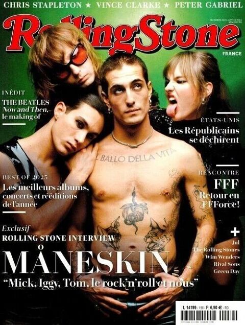MANESKIN MAGAZINE  ROLLING STONE  NEUF Caudry (59)