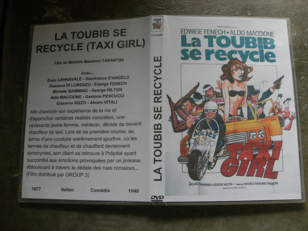 Film : " Taxi girl " ou " La toubib se recycle " DVD et blu-ray