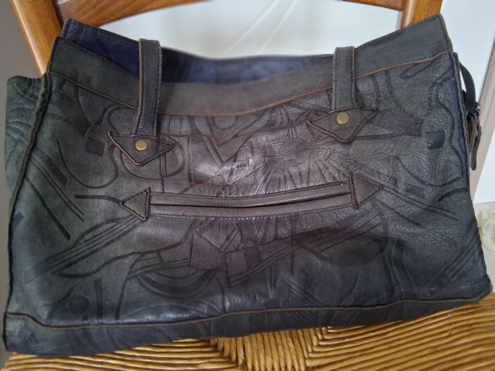 Sac &agrave; main en cuir Maroquinerie