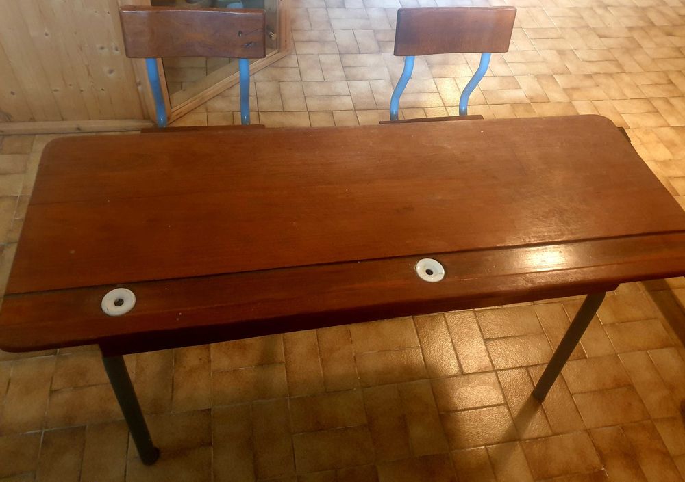 bureau double &eacute;colier Meubles