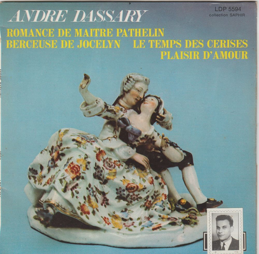 DISQUE VYNIL 45 TOURS DE ANDRE DASSARY/ CD et vinyles