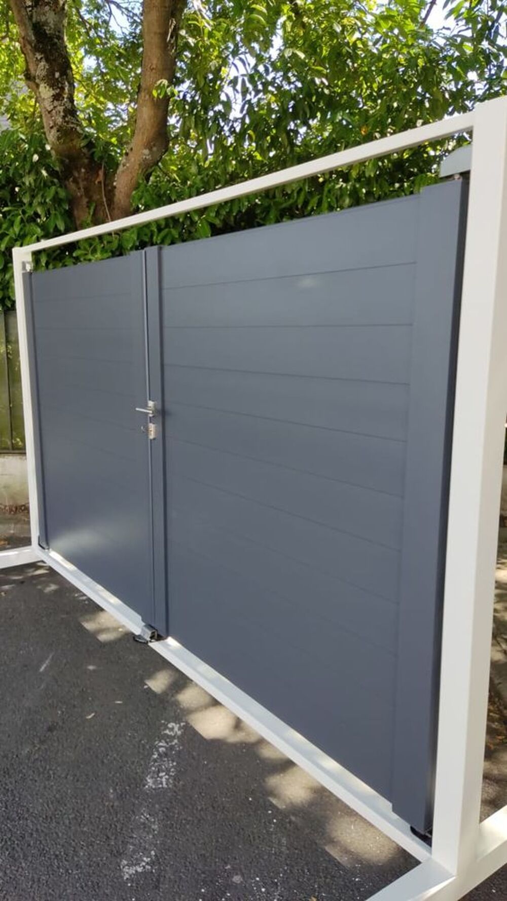 Portail aluminium Bricolage
