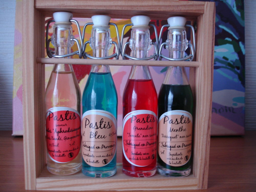 Bouteilles mignonnettes scell&eacute;es 