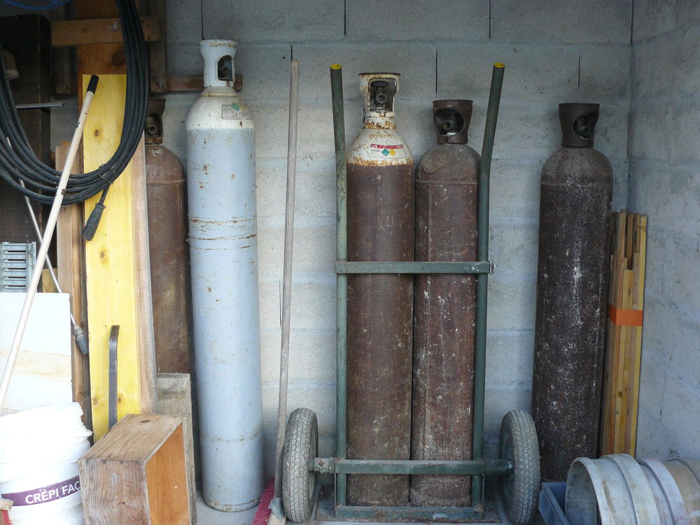 bouteilles oxyg&egrave;ne e ac&eacute;thyl&egrave;ne Bricolage
