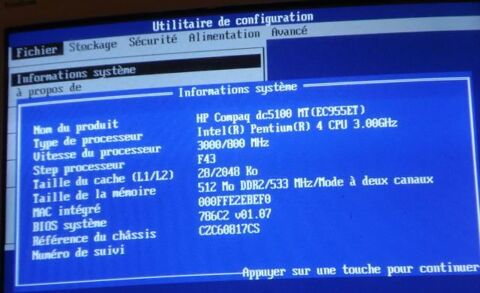 Tour de PC HP DC5100 MT pour bricoleur 15 Monnetier-Mornex (74)