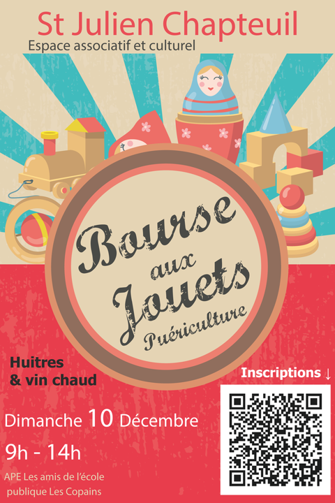 Bourse aux jouets et puériculture Saint-Julien-Chapteuil (43)