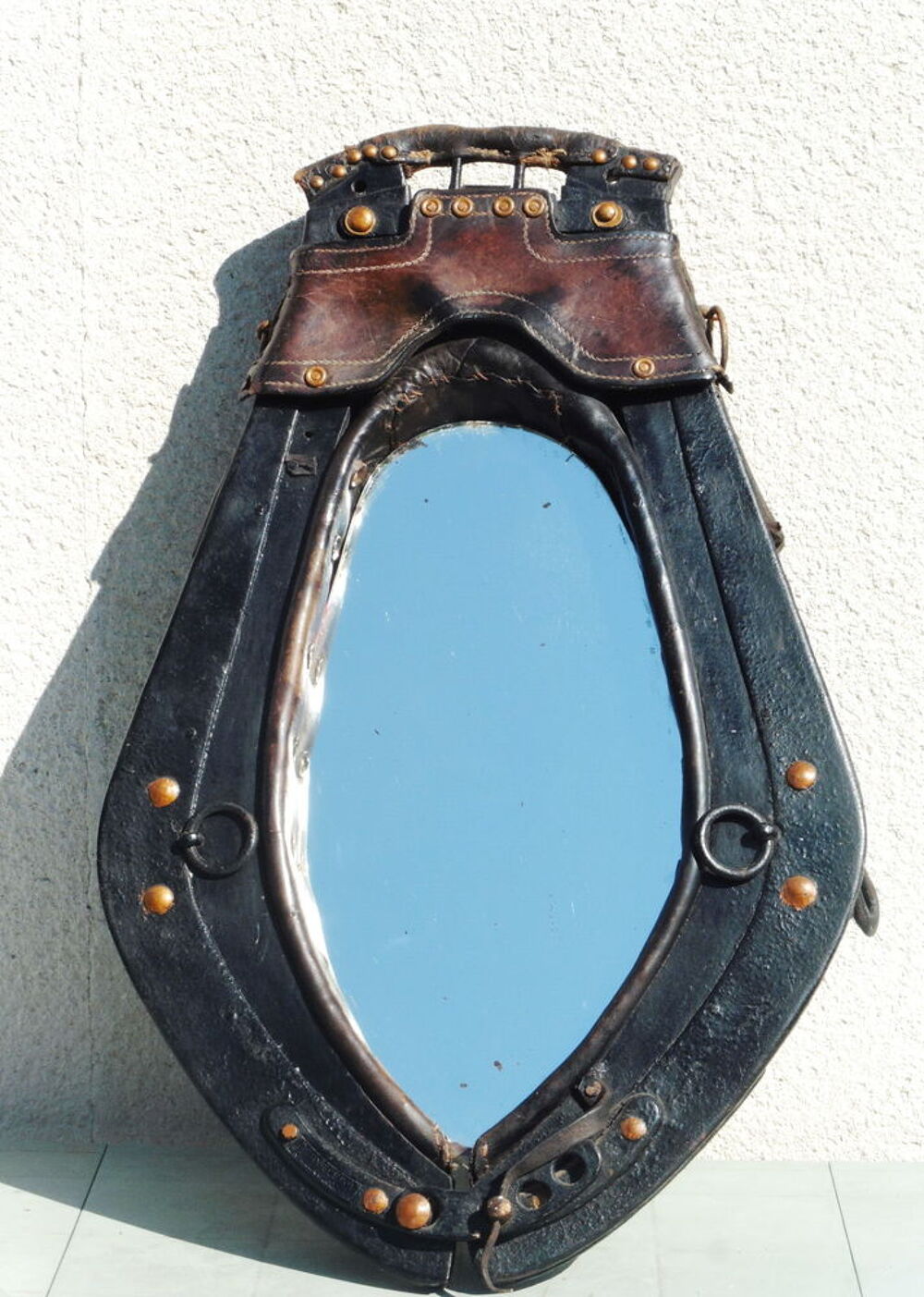 Collier de cheval Dorvillers avec miroir amovible Décoration