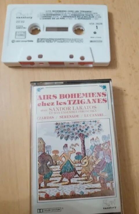 Cassette Audio Vintage - Airs Bohémiens chez les Tziganes Poitiers (86)