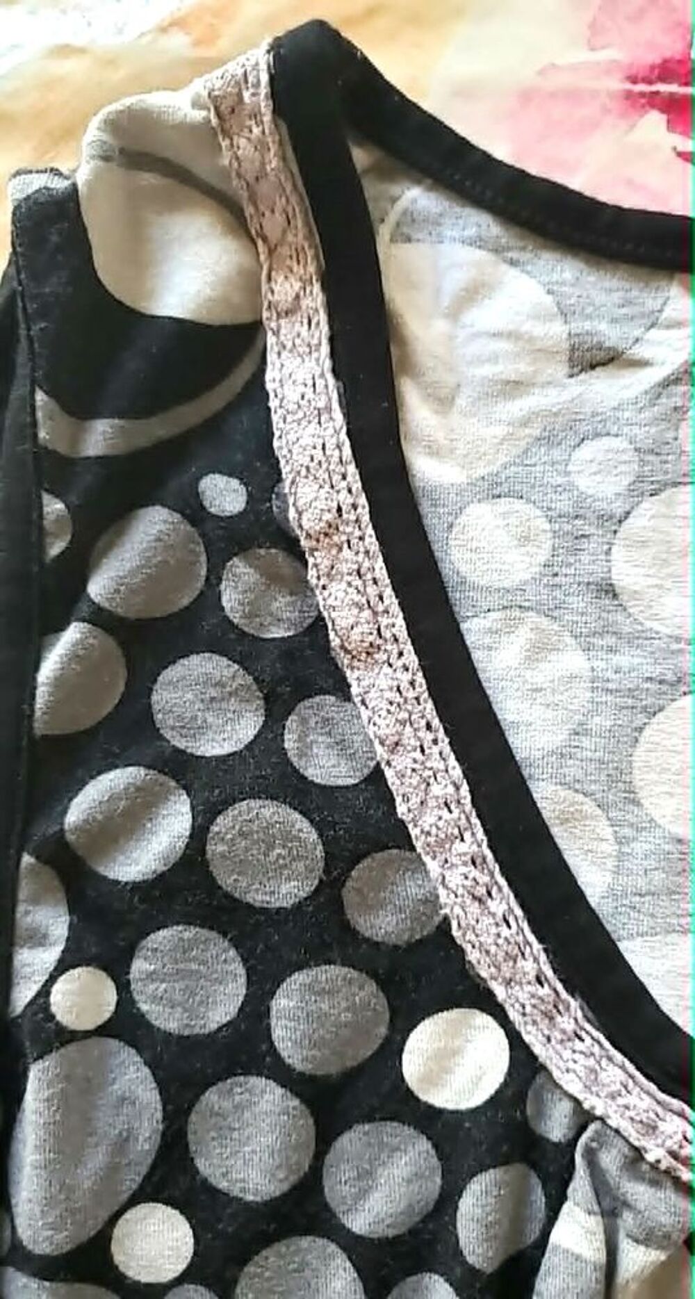 ROBE SANS MANCHES MOTIFS GRAPHIQUES JACQUELINE RIU T4 Vêtements