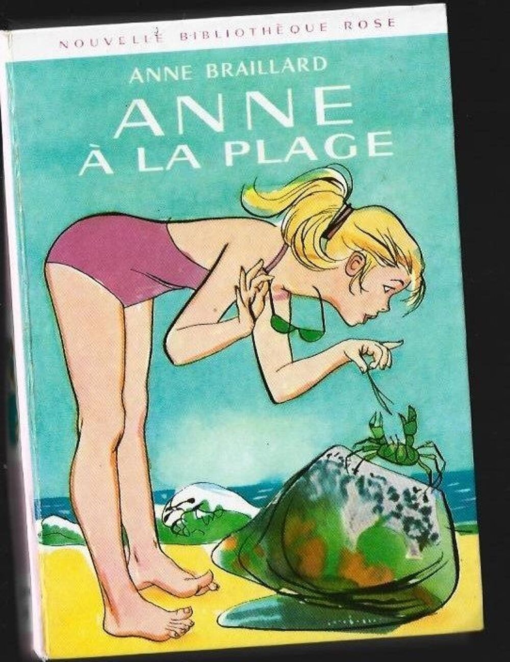 bibliotheque rose - anne a la plage - 1966 Livres et BD