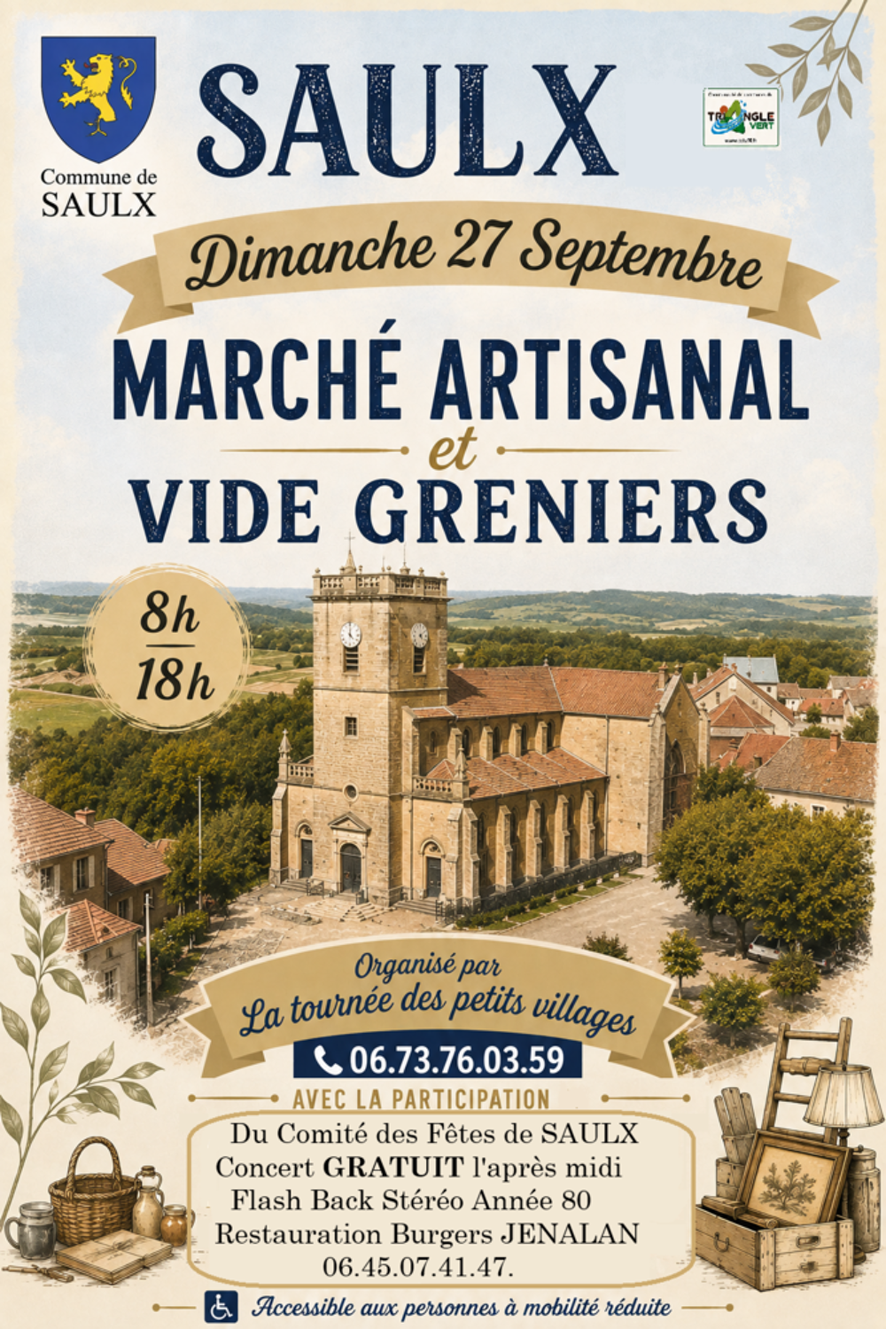 vide grenier et march&eacute; artisanal et gourmand Vide grenier, marché aux puces, braderie