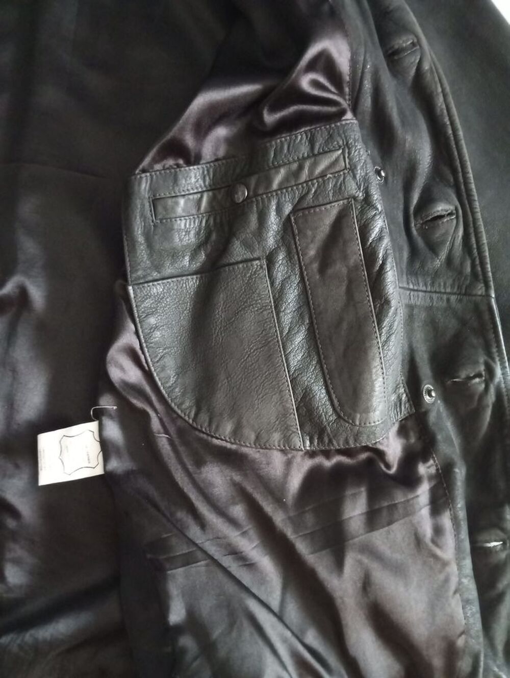 veste cuir v&eacute;ritable "les terribles" Vêtements