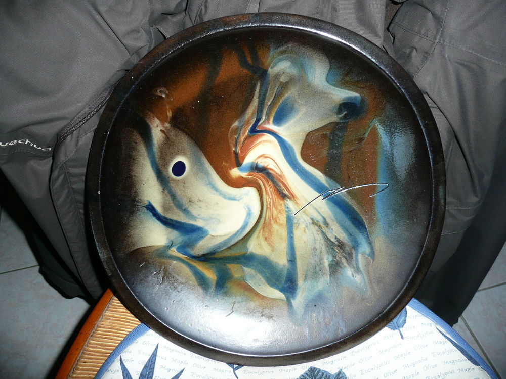 Belle assiette murale avec anneau de fixation Décoration