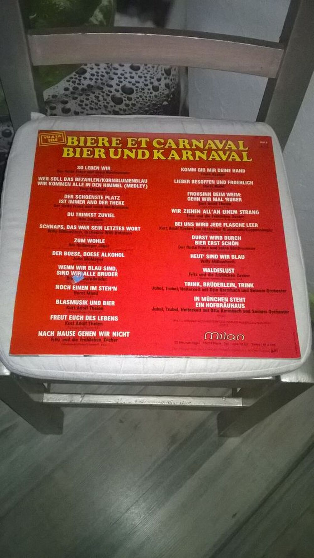 Vinyle Biere Et Carnaval
Various
1979
Excellent etat
So CD et vinyles
