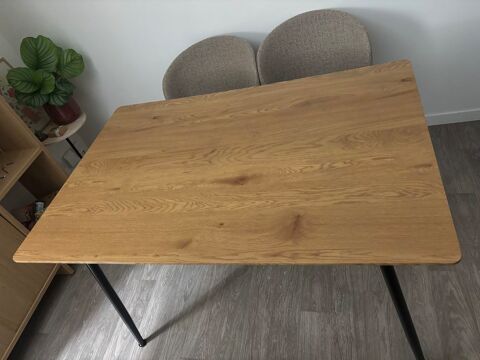 Table �  manger bois et m�tal noir 100 Rueil-Malmaison (92)