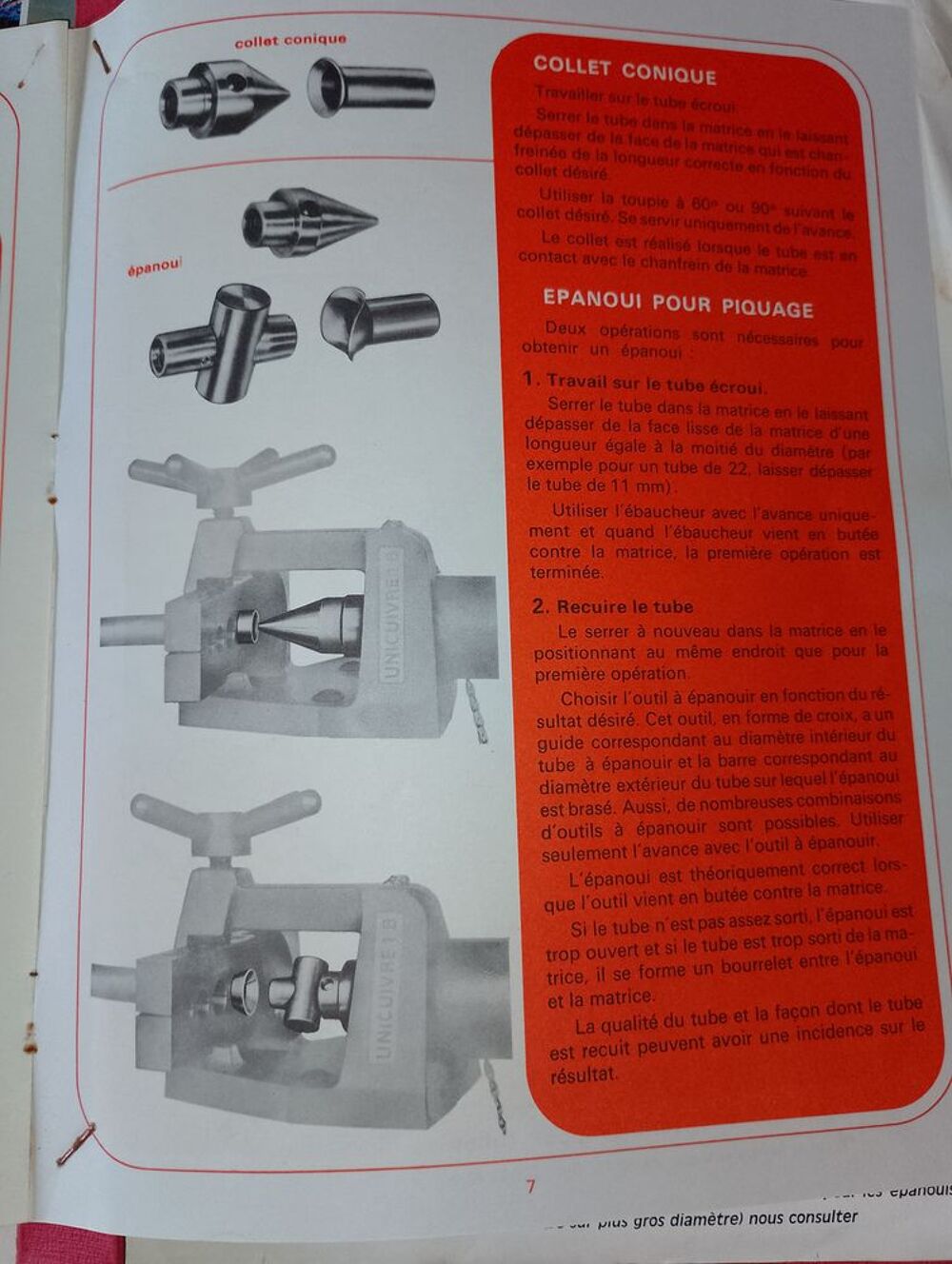 Outil a restreindre et faire des emboitages / tuyaux cuivre Bricolage