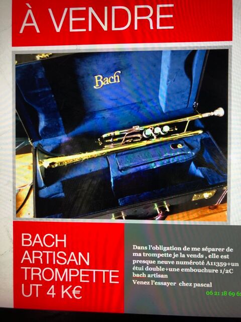 trompette Bach en ut 0 Créteil (94)