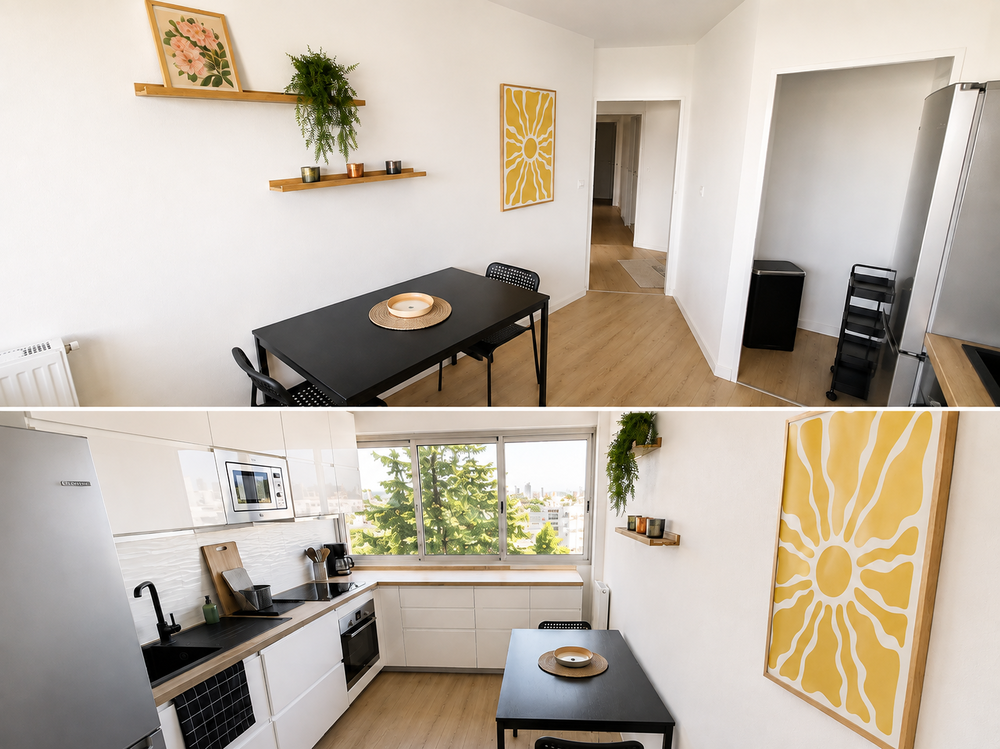 Location Appartement Appartement lumineux 83m², 3 ch, balcon, loggia, garage,cave Nantes