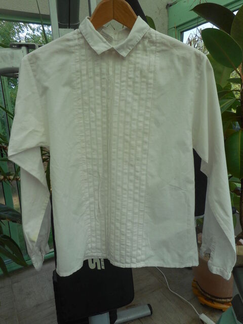 Chemise femme vintage coton blanc 15 Nieuil-l'Espoir (86)