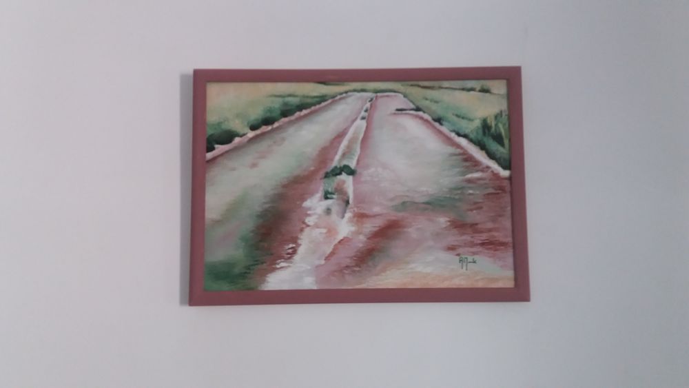 Tableau "Marais salant" originale sign&eacute;e Décoration