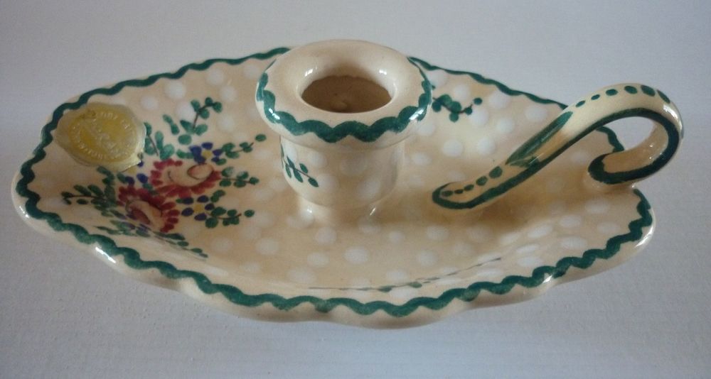 Bougeoir porcelaine vide-poche (FORAH fait main) Décoration