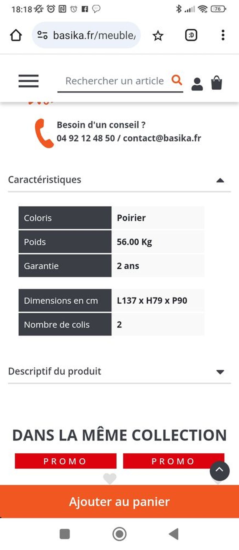 Table extensible basika Meubles