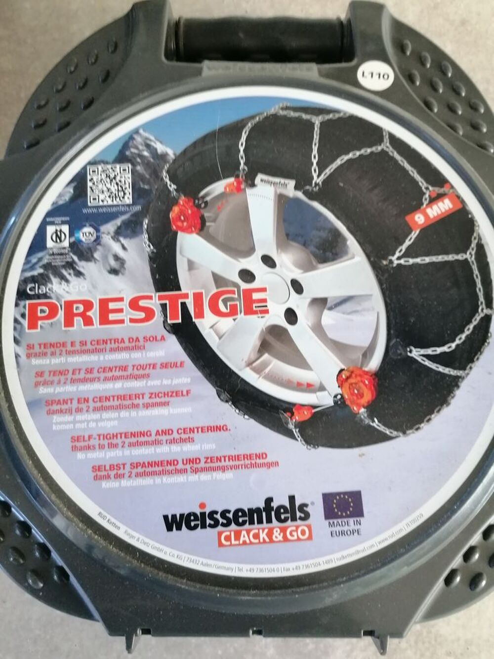 chaines pour pneus 215/55/17 ou autres dimensions Sports