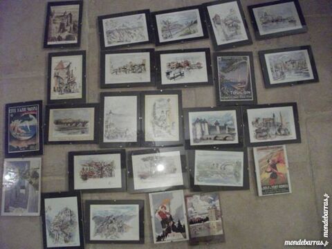 Divers Petits cadres photos anciennes. 89 Paris 20 (75)