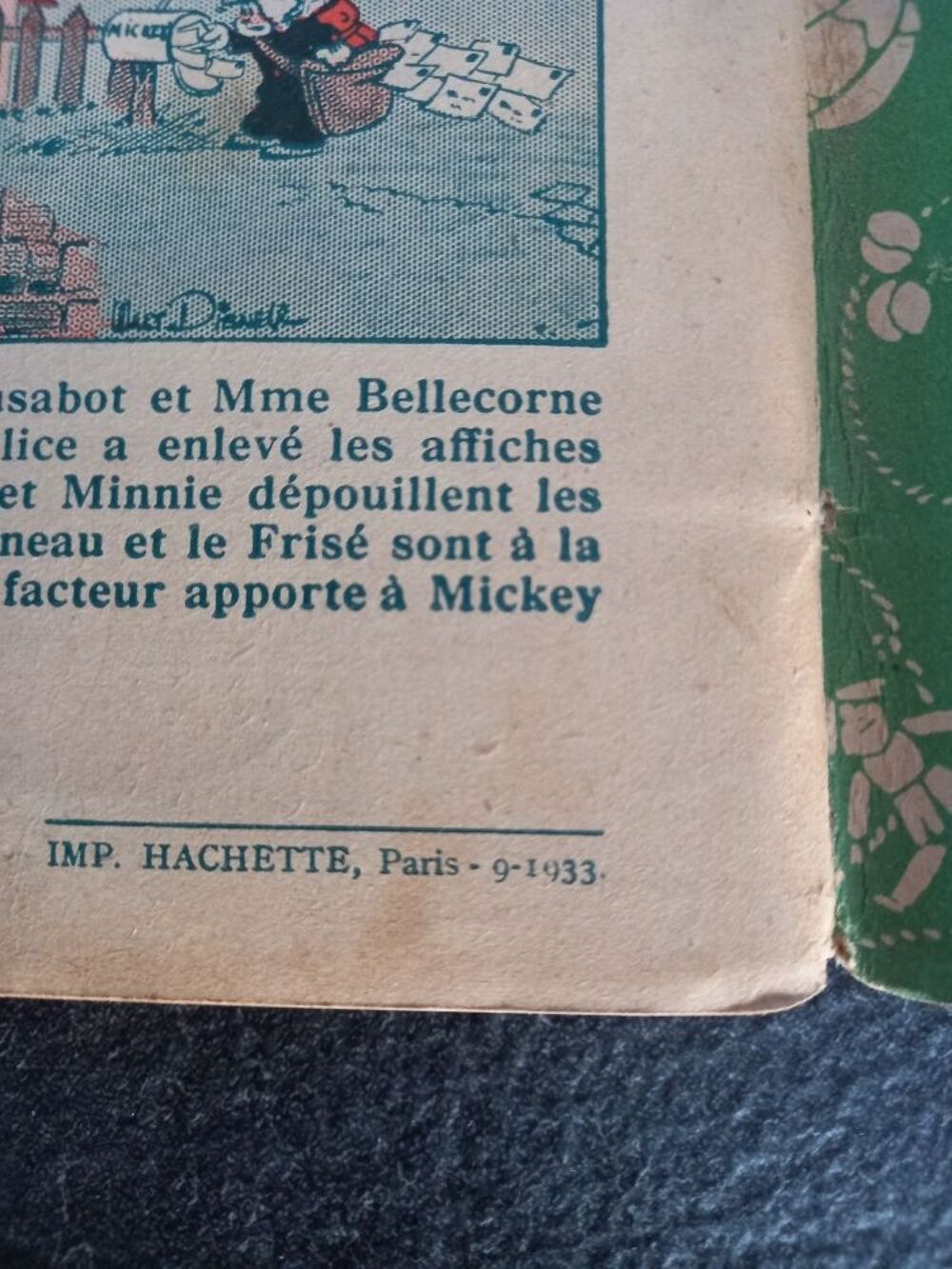 MICKEYCDETECTIVE HACHETTE 1933 