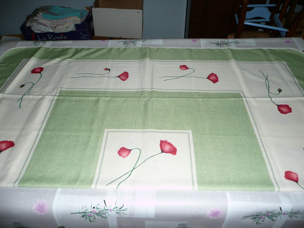 Nappe verte antitache Cuisine