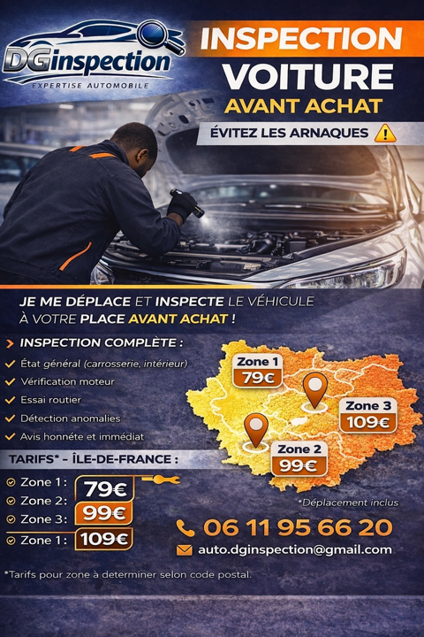 Inspection auto avant achat, &Eacute;vitez les arnaques! 0 93340 Le raincy