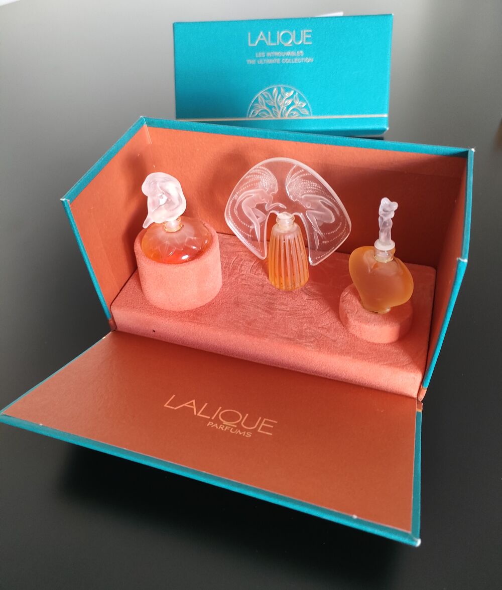 Flacons parfum coffret Lalique 