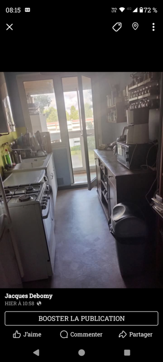 Location Chambre Chambre meublée chez l'habitant,12 M2 avec balcon Rennes