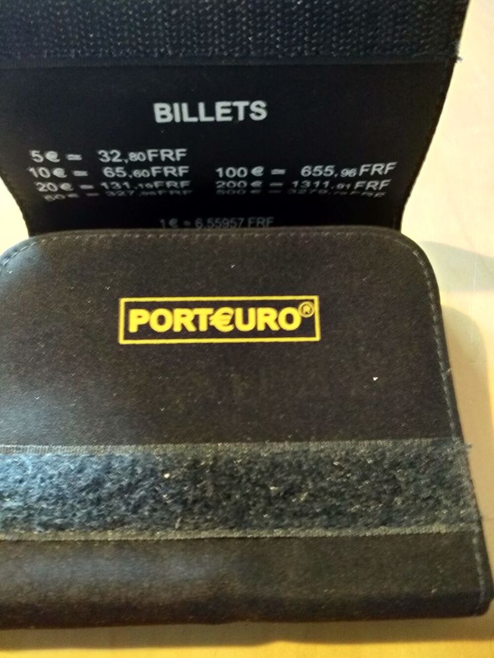 Porte monnaie euros Maroquinerie