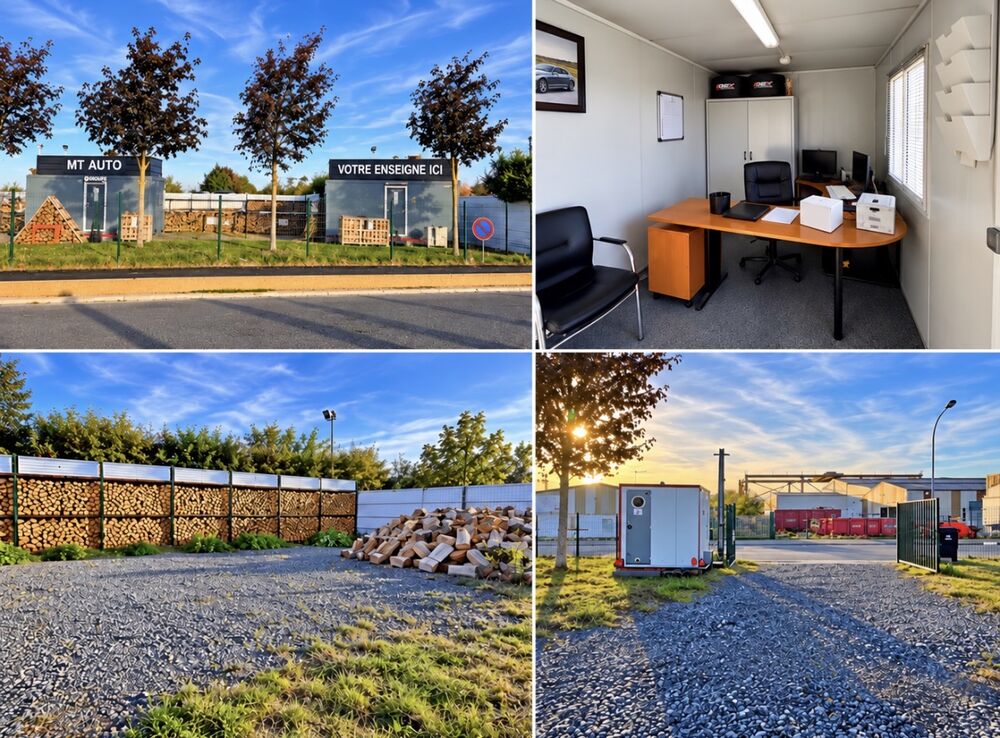 Location Atelier DÉPÔT PROFESSIONNEL ? BUREAU + STOCKAGE + TERRAIN ENV. 550M2 Montdidier