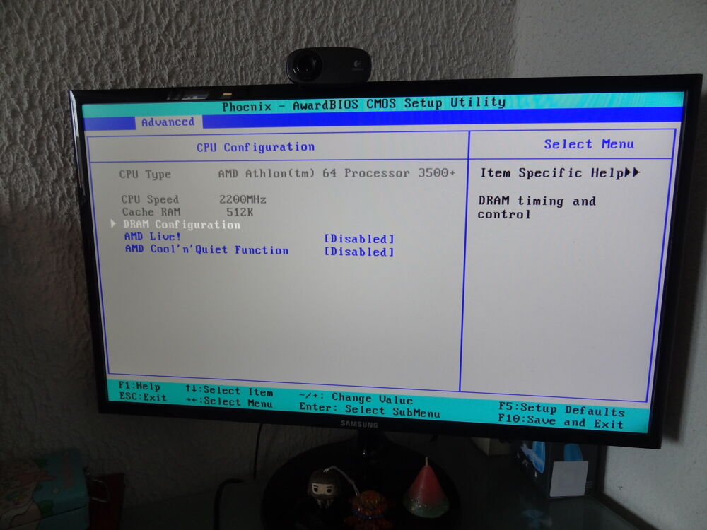 Carte m&egrave;re M2NPV-MX + Processeur AMD Athlon (tm) 64 3500 Matériel informatique