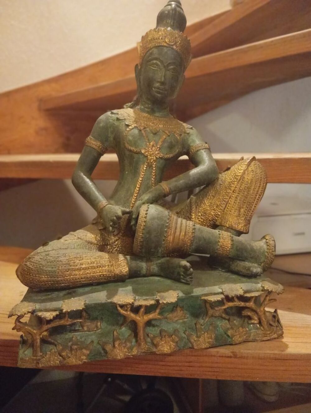 Statuette en fonte 