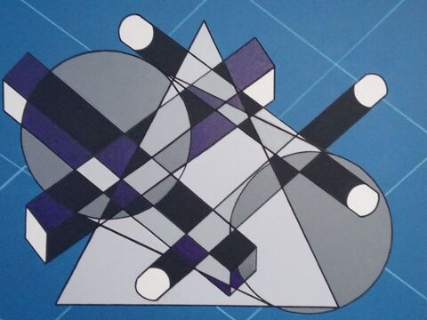 TABLEAU acrylique 150 Le Cheylard (07)