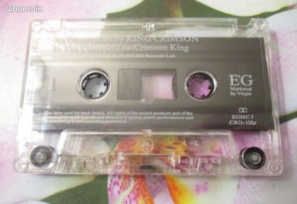 Cassette audio King Crimson CD et vinyles