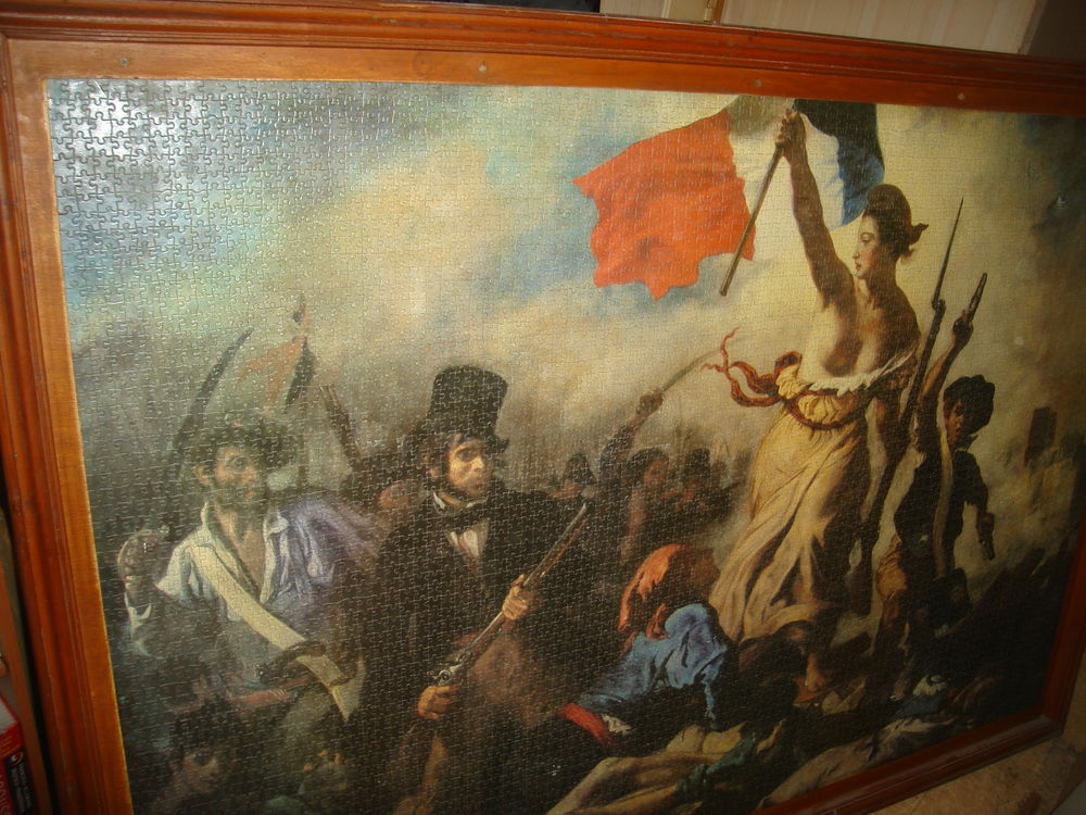 tr&egrave;s beau tableau Delacroix puzzle 10 000 pi&egrave;ces Dcoration