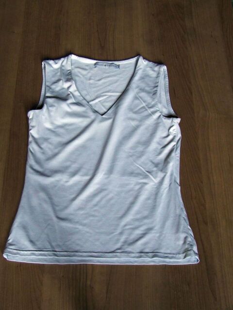 Débardeur T-shirt Blanc, Cache cache, Taille 2 (M ou 38) TBE 4 Bagnolet (93)