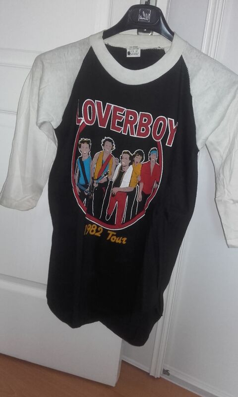 T-Shirt Jersey : Loverboy - 1982 Tour - Taille : M 220 Angers (49)