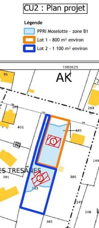  Terrain � vendre 800 m�