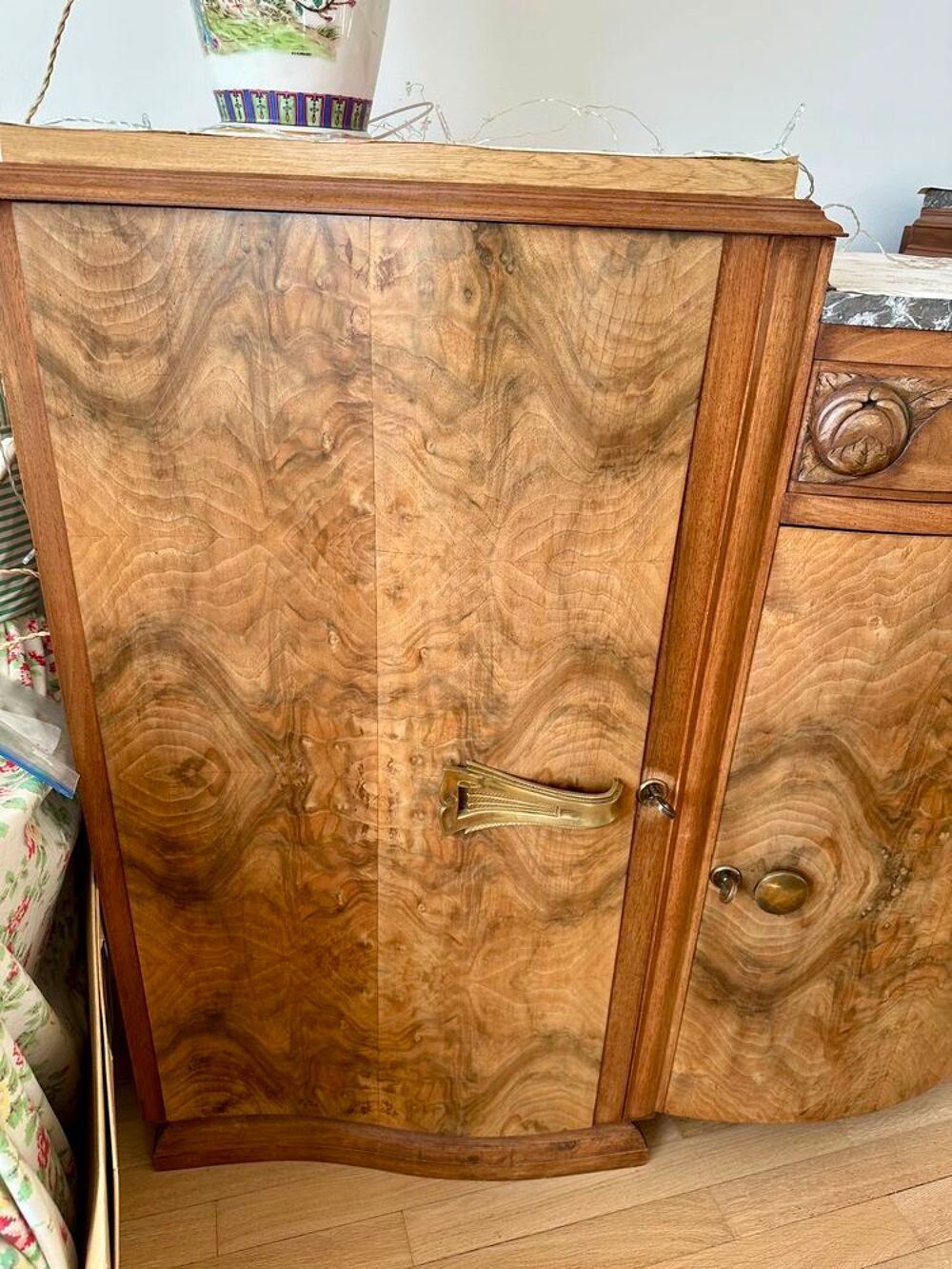 Buffet art deco noyer massif Meubles