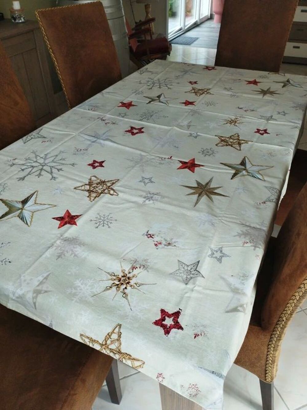 lot de 2 nappes de No&euml;l Décoration